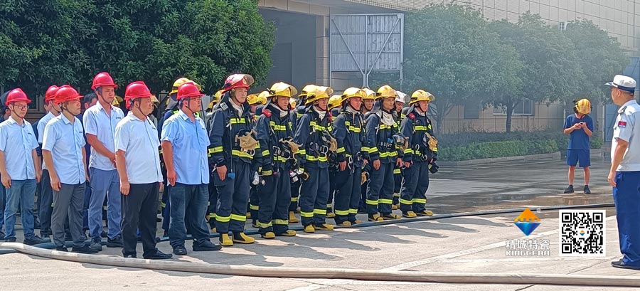 南宫NG28积极共同消防结合演练，共筑安全出产防线